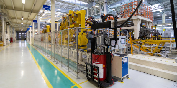 Células Robotizadas Cenicientos · Célula Robotizada para Industria del Automóvil / Aeronáutica